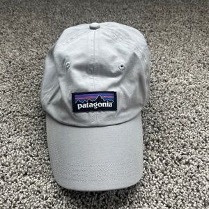 Patagonia P-6 Label Trad Cap, Feather Grey, Adjustable Size